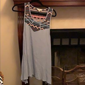 Pattern detailed dress